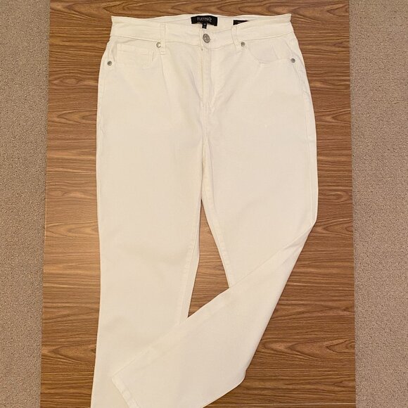 Buffalo David Bitton Leilah Semi Hi Rise Skinny Pant in White Size 29 - Picture 1 of 7